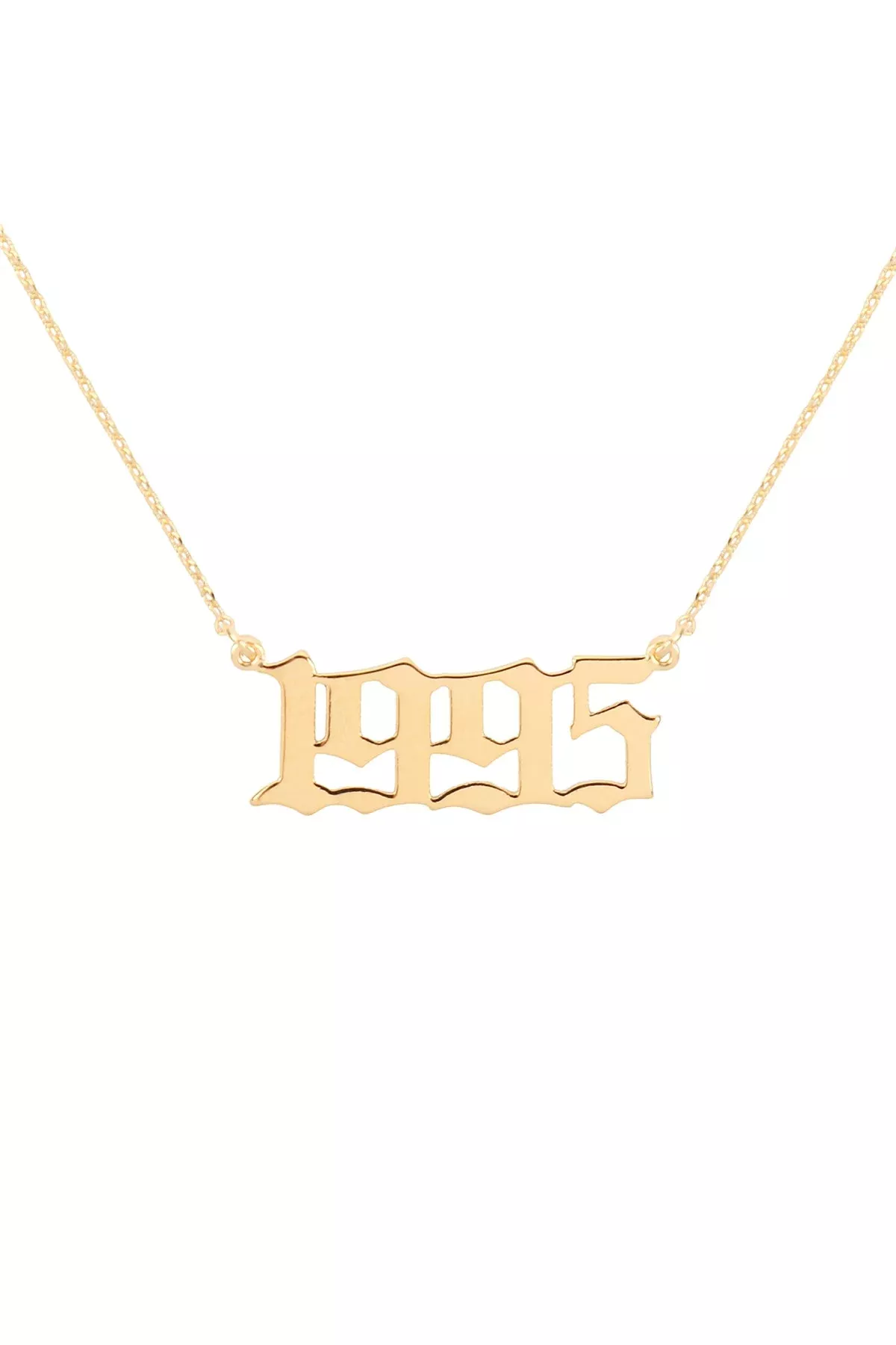 "1995" BIRTH YEAR PERSONALIZED NECKLACE