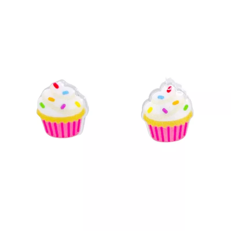 cupcake stud earrings