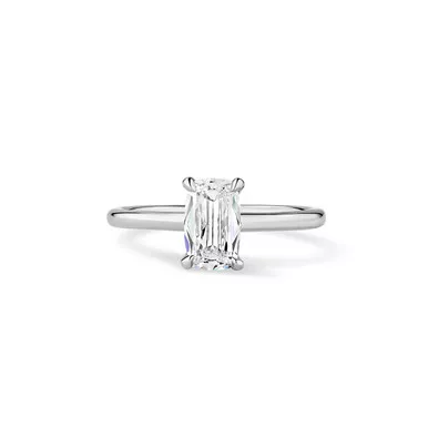 Henri DaussiCushion Cut Solitaire Engagement Ring, .90