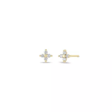 Zoe ChiccoDiamond Quad Stud Earrings