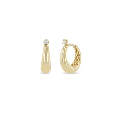 Zoe ChiccoHinged Diamond Hoop Earrings